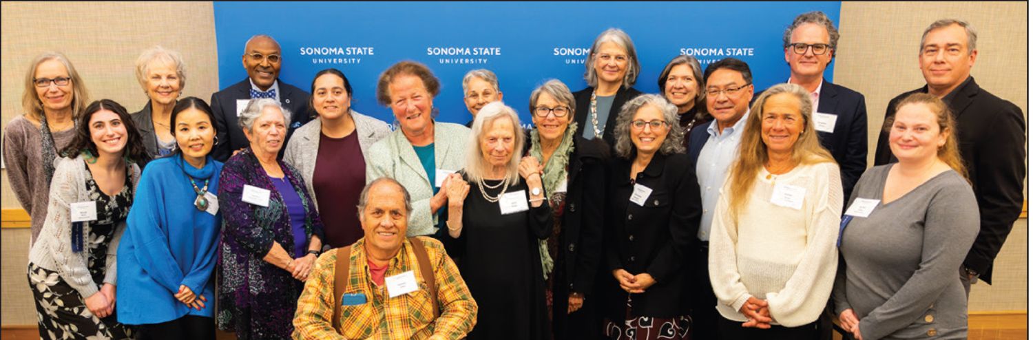 Group photo at Sonoma State University